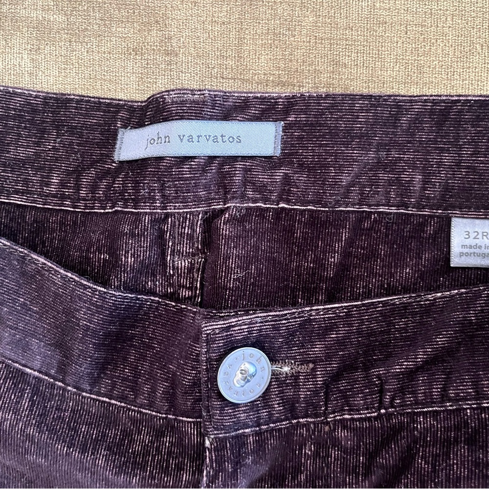 John Varvatos Deep Purple Corduroy Trousers
